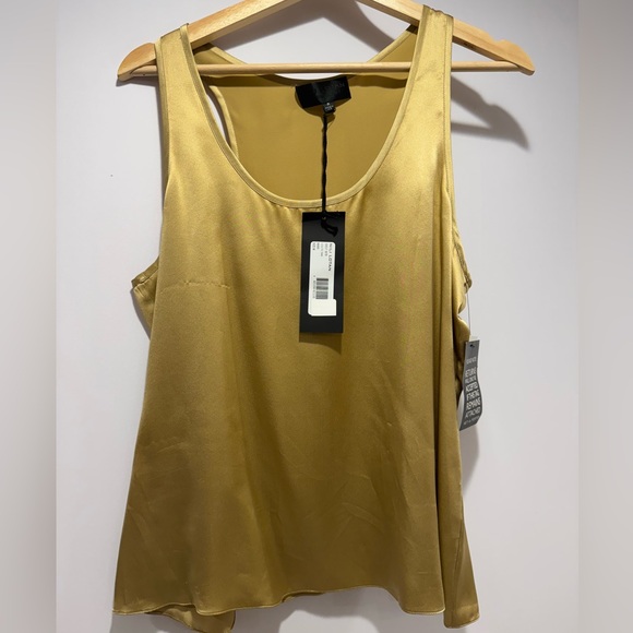 Nili Lotan Cosette Tank Khaki Women's Tank Top - Picture 1 of 5